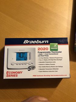 Braeburn 2020 thermostat