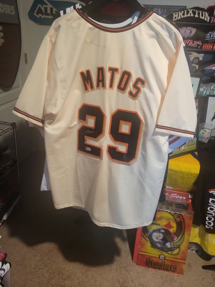 Luis Matos Autographed Jersey 