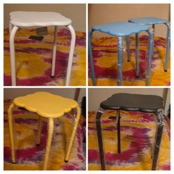 5 NEW METAL STOOLS . -$5 Each