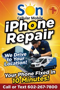 iPhone Screen broken.