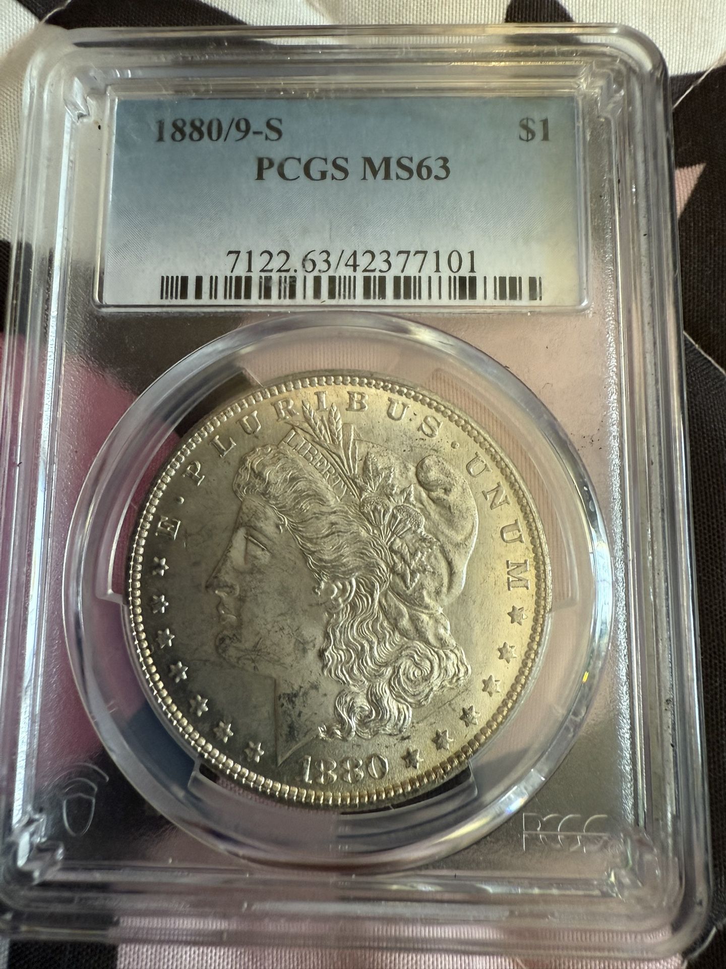 1880/9-S PCGS MS63 Morgan Silver Dollar