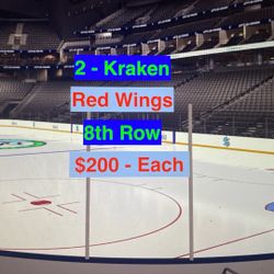 Kraken Red Wings Tickets