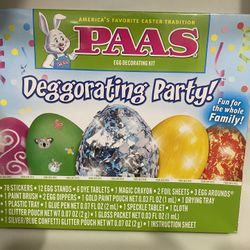 Paas Easter Egg Family Party Decorating Kit NEW 