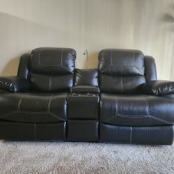 Leather Couch 