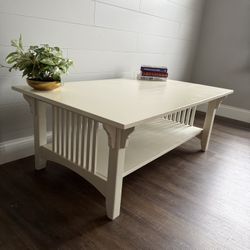 Solid Wood Farmhouse Coffee Table
