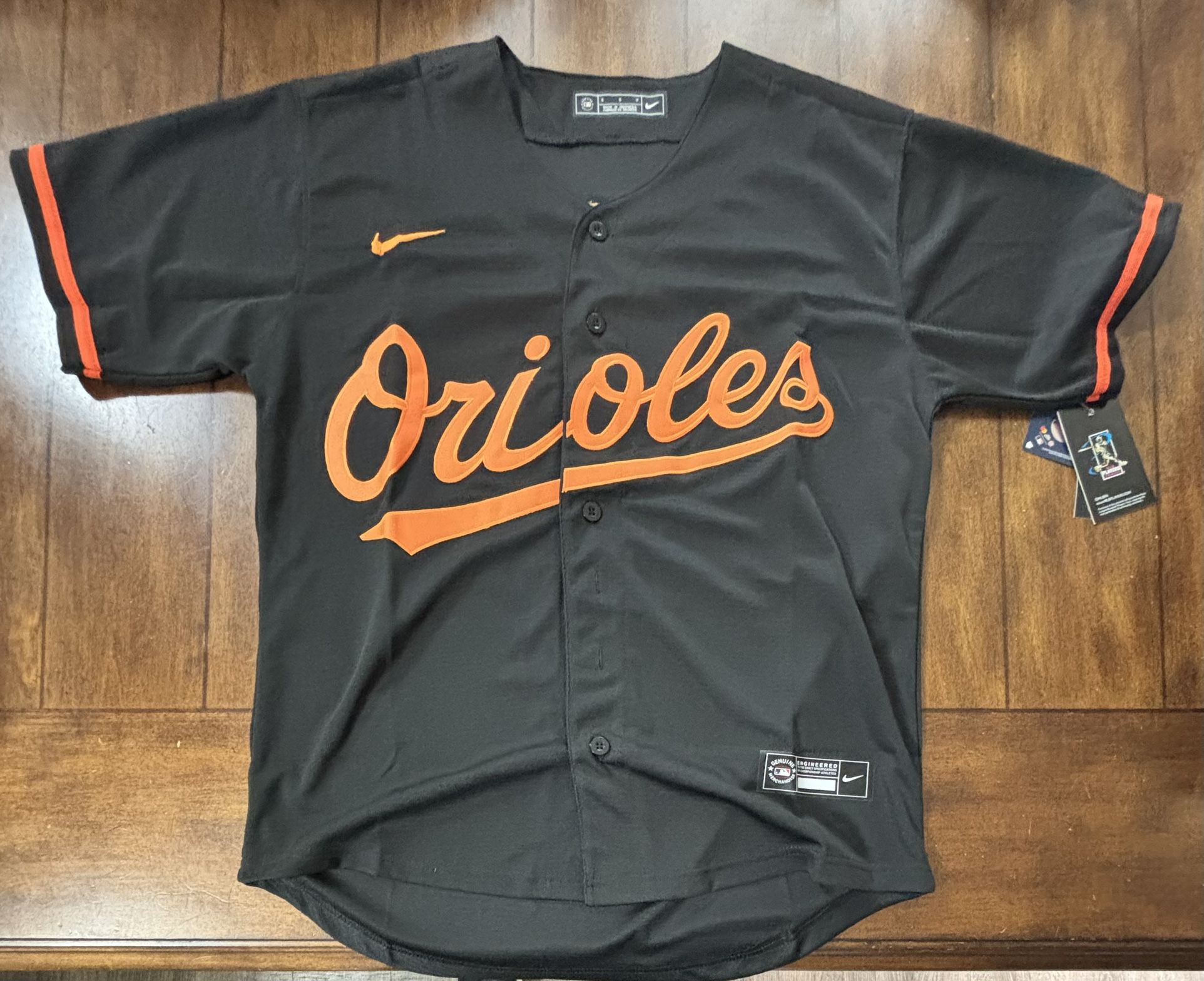 Gunnar Henderson Baltimore Orioles Black Jersey Adult Small NWT