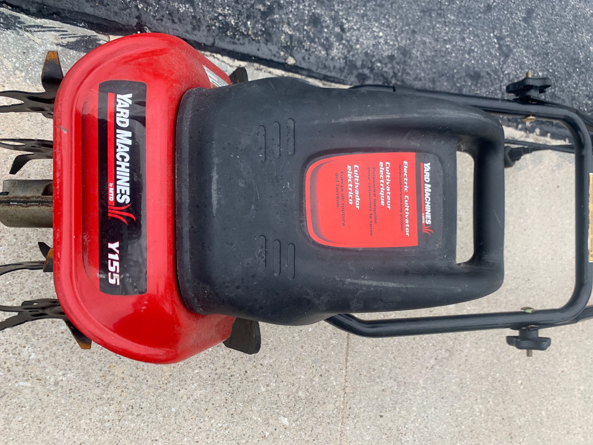 Yard machines Tiller electric cultivator y155 for Sale in Plantation