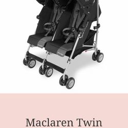 Maclaren Double Stroller 