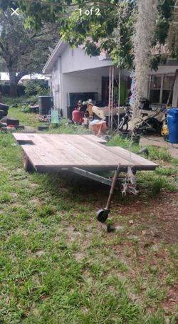 6 X 10 Homemade Flatbed Trailer