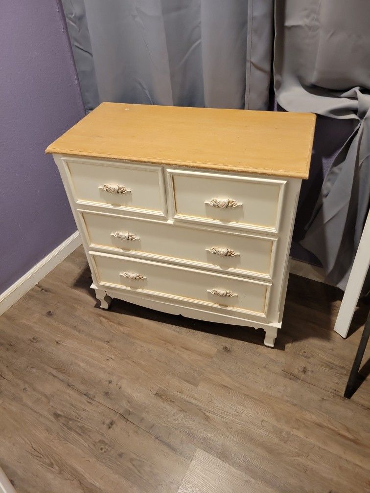 Small Dresser With Hearts On It