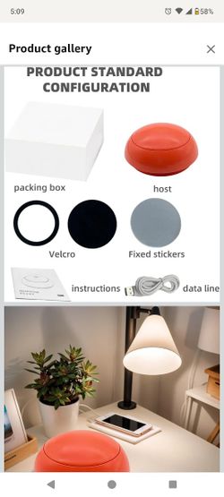 Portable Red Air Purifier – USB-Powered –Air purifiers for bedroom Filters Dust, Pet Odors & Pollen–Ideal for Cars, Home & Office Compact Round Design