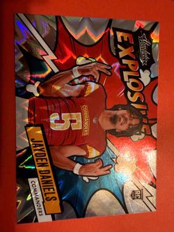 Jayden Daniels explosive and score numbered to /299