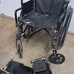 Wheelchair with Leg Supports