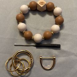 SILICONE KEY RING BRACELETS 