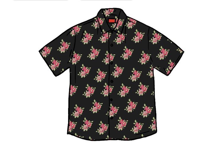 Supreme Floral Rayon Shirt