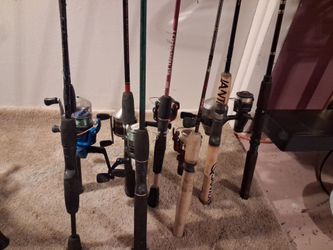 8 fishing rods