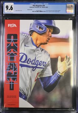 PSA Shohei Ohtani Magazine Variant Cover Short Print