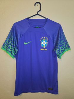 Nike - Dri Fit - Brazilian National Team (2022 / 2023) - Soccer Jersey - Adult - Small - Polyester - Blue