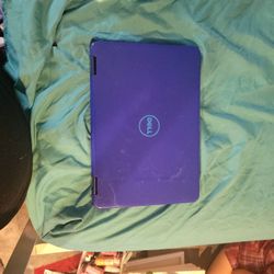 Blue Dell Mini Laptop