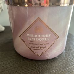 Wildberry Jam Donut 3 Wick Candle 