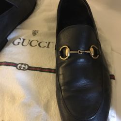 BLACK LEATHER LOAFERS SHOES 