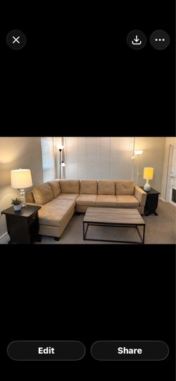 Golden color l shape sofa(velvet)