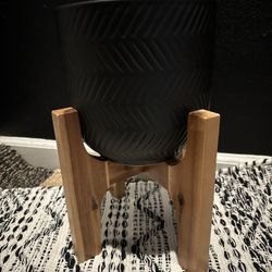 🪴West Elm Mid Century Modern Planter Boho Urban Aesthetic🌱 