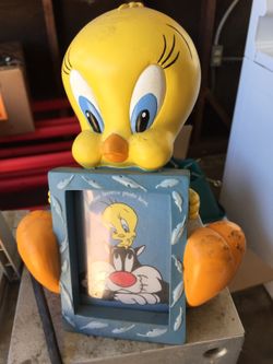 Tweety bird picture frame $20