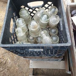 Antique Glass Insulators  3$ Each