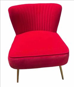 RED VELVET chair set Of 2