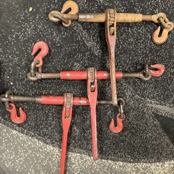 Ratchet Chain Binder Tie down Heavy Duty