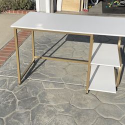 White Office Desk