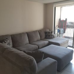 Sectional And Ottoman 