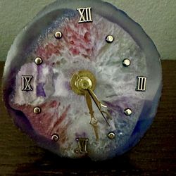 Clock -purple