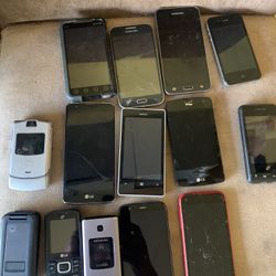 Old Phones And Camera 
