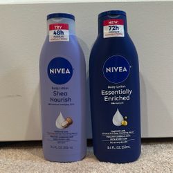Nivea lotion 8.4 oz: $3 each