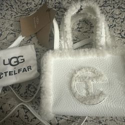 Telfar x UGG White Mini Tote Bag 