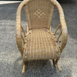 Child Wicker Rocking Chair 