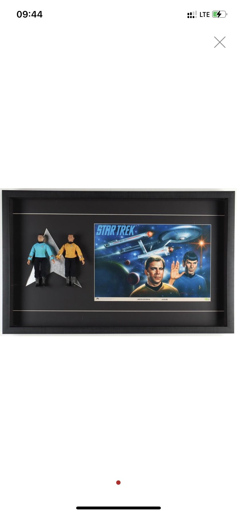 Star Trek Custom Framed Action Figure Display