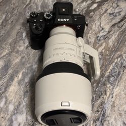 Sony A7Riii With Sony Gm OSS 2 70-200 F2.8 Lens 