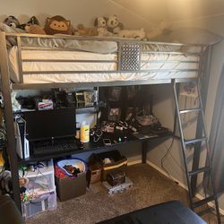 Twin Loft Bed Set