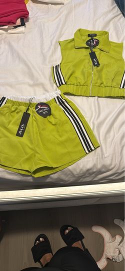 Julia Two-Piece Shorts and Crop Top Set
