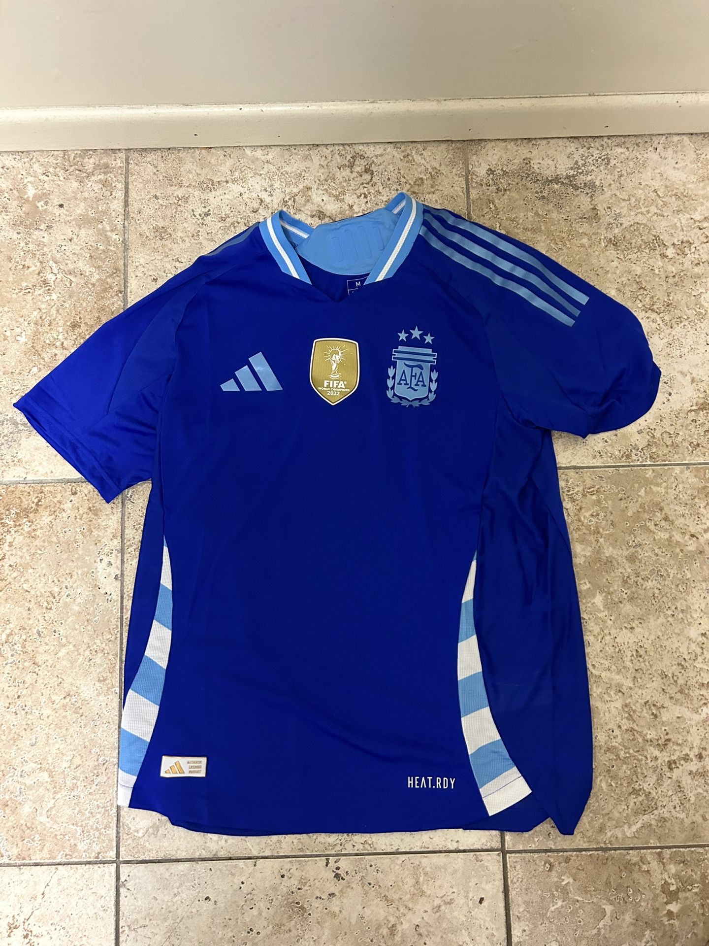 Adidas Argentina Authentic 2024 Away Soccer Jersey - Men's /SmallMedium ~ IP8384