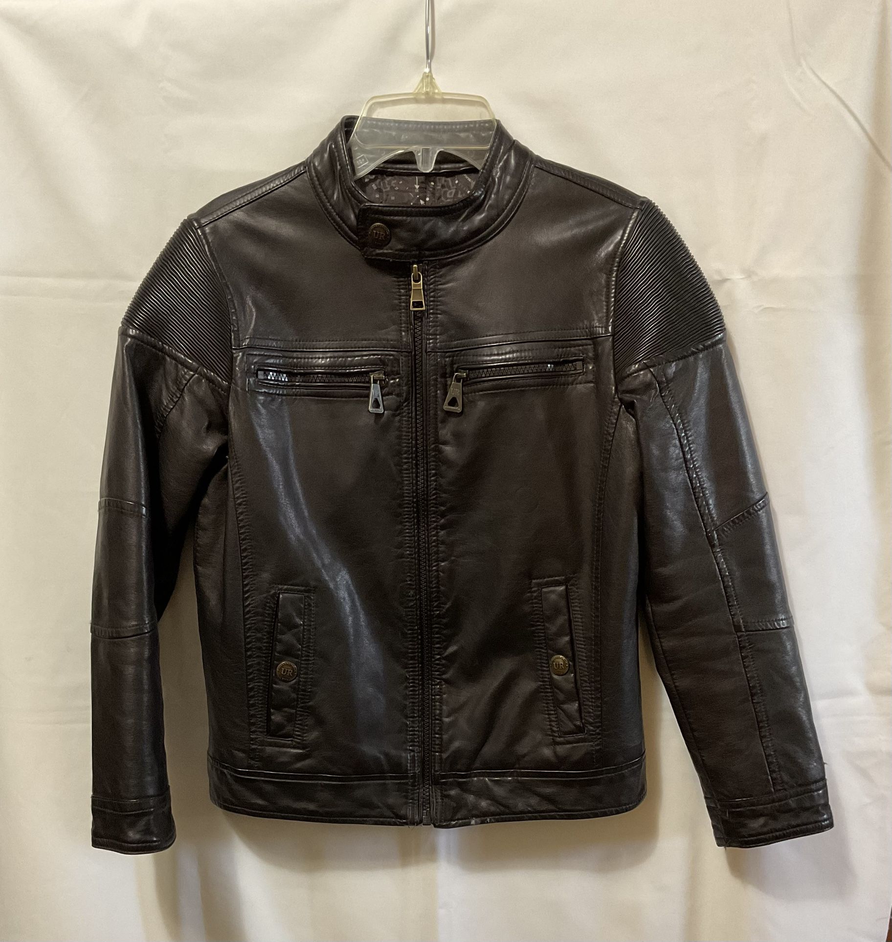 Boys Modern Leather Jacket