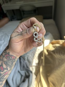 Diamond Snake Pendant From Pagoda 