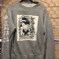 Japanese Sweatshirt designer toshio yorit  size M