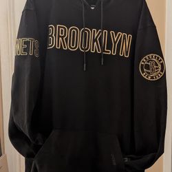 Brooklyn Nets Hoodie Black Pro Standard Official Licensed NBA Size 2XL