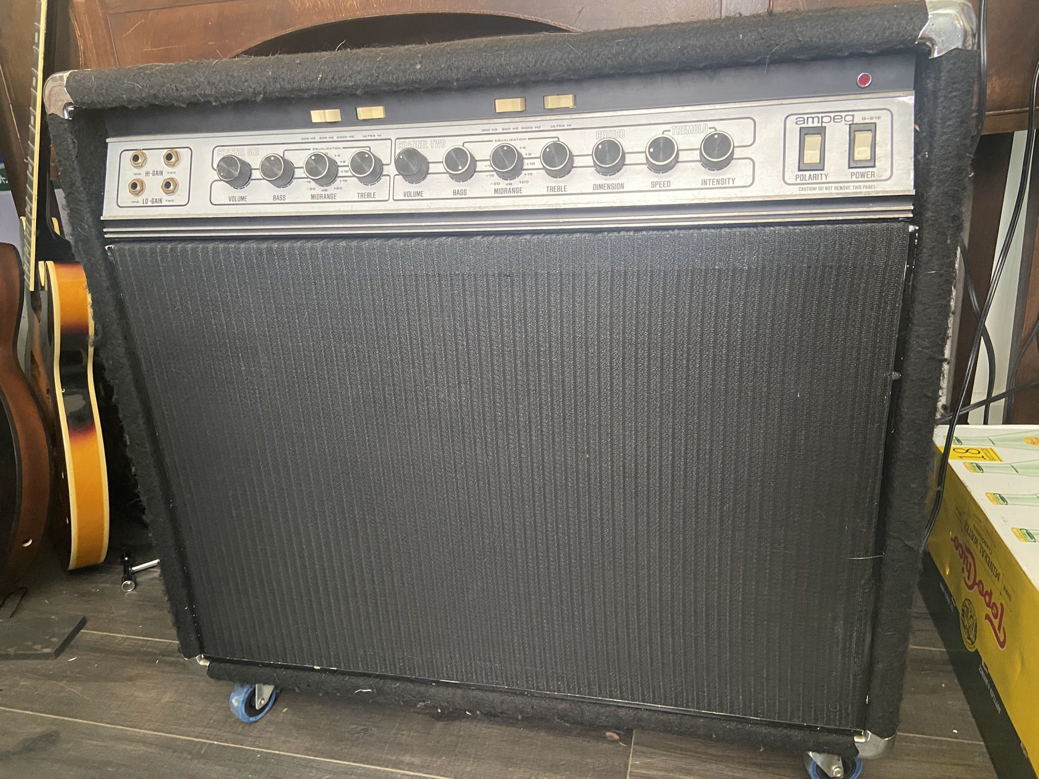 1970s Ampeg G-212 Electric Guitar Combo Amplifier w/Celestion Speakers