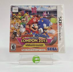 Mario & Sonic at the London 2012 Olympic Games (Nintendo 3DS, 2012) COMPLETE TESTED