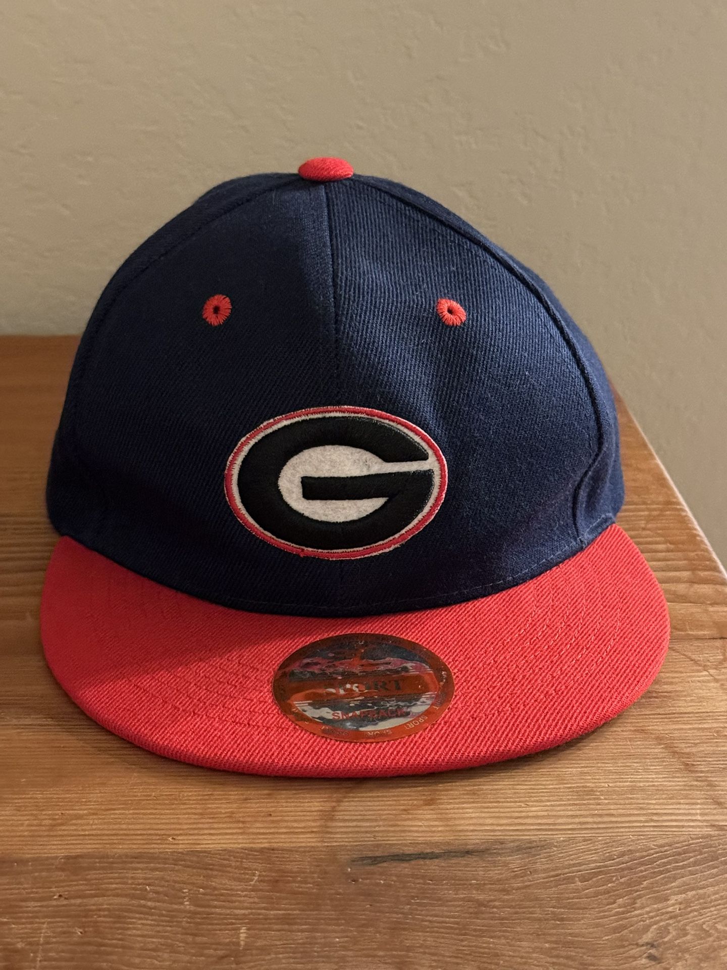 University of Georgia Snapback Hat NCAA s, Navy/Red